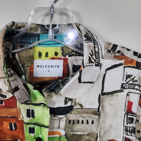 Wolf and Rita houses dress, size 4 - Picture 3 of 4